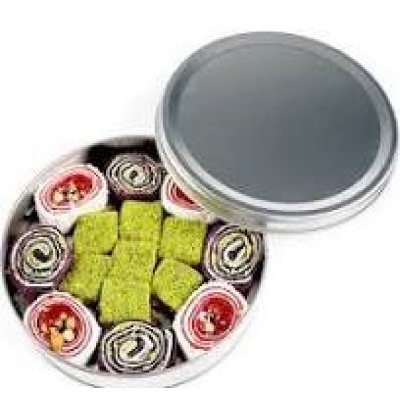 Lokum Metal Yuvarlak Kutu LK001
